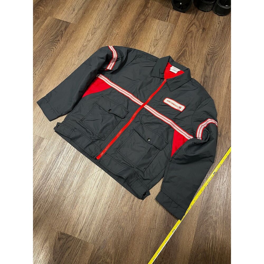 vtg NORTHWEST AIRLINES disney uniform jacket mens M black red USA